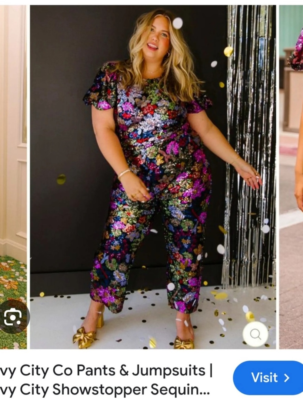 Ivy City Co. Showstopper Sequin Jumpsuit - Picture 4 of 5
